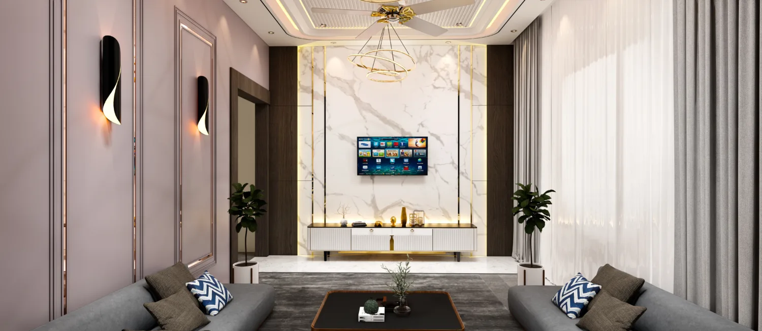 Best interior designer in Haridwar living room design